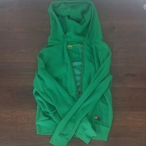 Aviator Nation Rare Green Zip-Up Hoodie